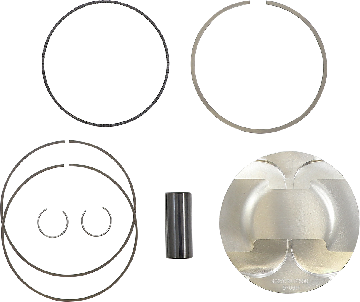 WISECO Piston Kit - 95.00 mm - Gas Gas | Husqvarna | KTM 40297M09500