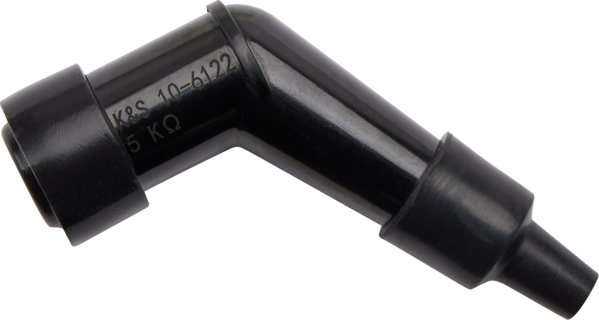 MOOSE RACING Spark Plug Resistor Cover - 120 Degree Elbow Type - Short 10-M6122