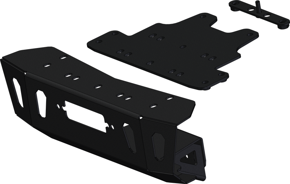 Winch Mount Polaris RZR Turbo S