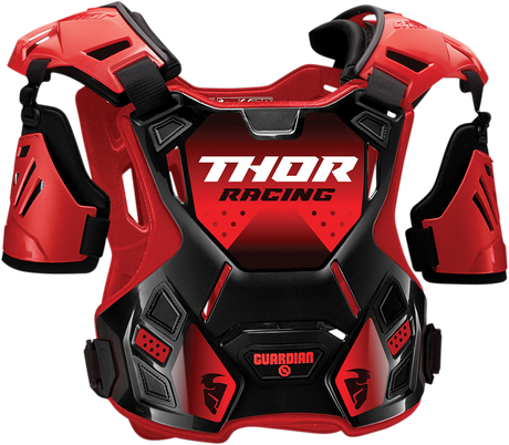 THOR Youth Guardian Roost Deflector - Red/Black - S/M 2701-0969