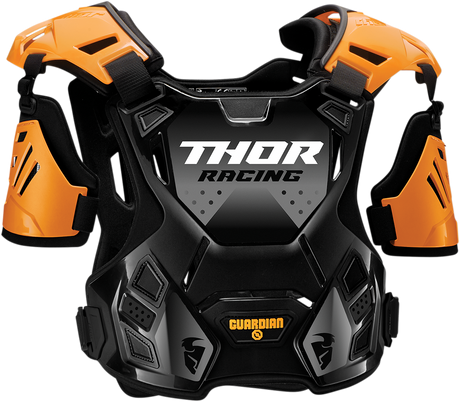 THOR Youth Guardian Roost Deflector - Orange/Black - S/M 2701-0971