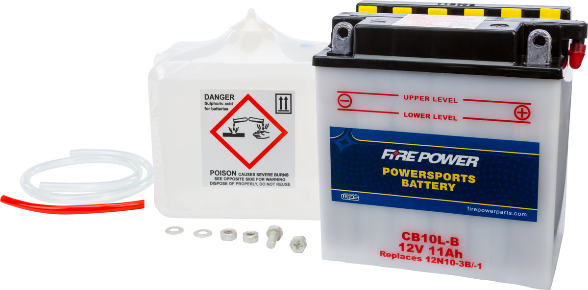 Battery W/Acid YB10L-B