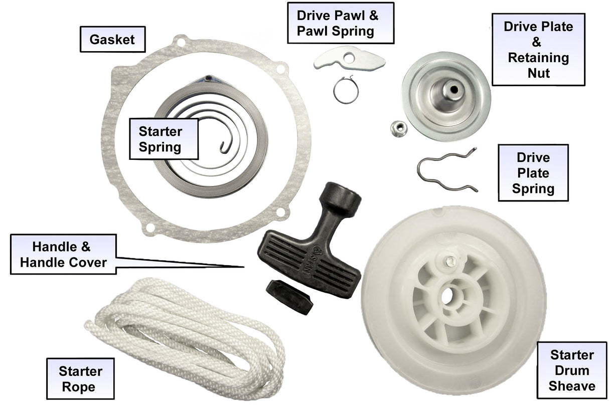Ricks Pull Start Recoil Rebuild Kit 67-400