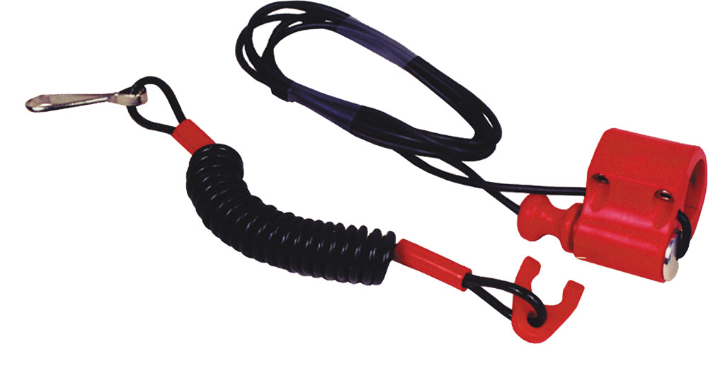 Clip Type Handlebar Mount Tether Switch (Red)