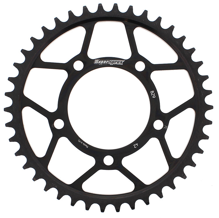Rear Sprocket Steel 42t 530 Blk Suz
