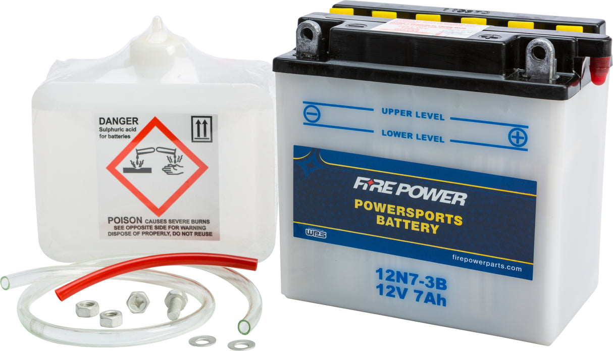 Battery W/Acid 12N7-3B