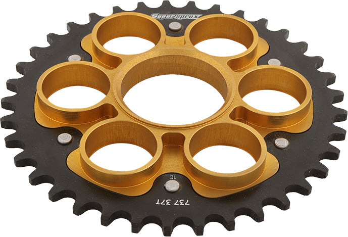 Rear Stealth Sprocket Alu/Stl 37t 520 Gld Duc