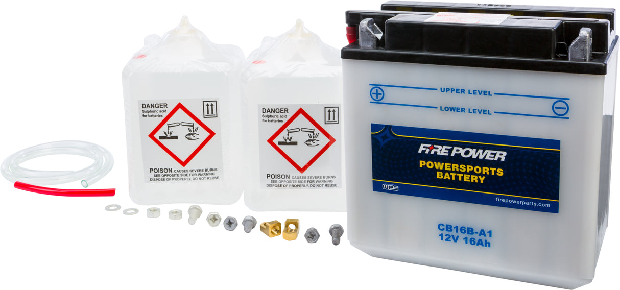 Battery W/Acid YB16B A1