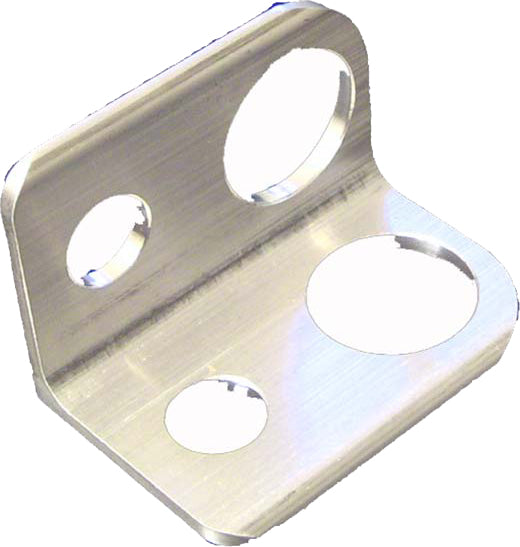 Axle ORV Flag Mount (Polished)