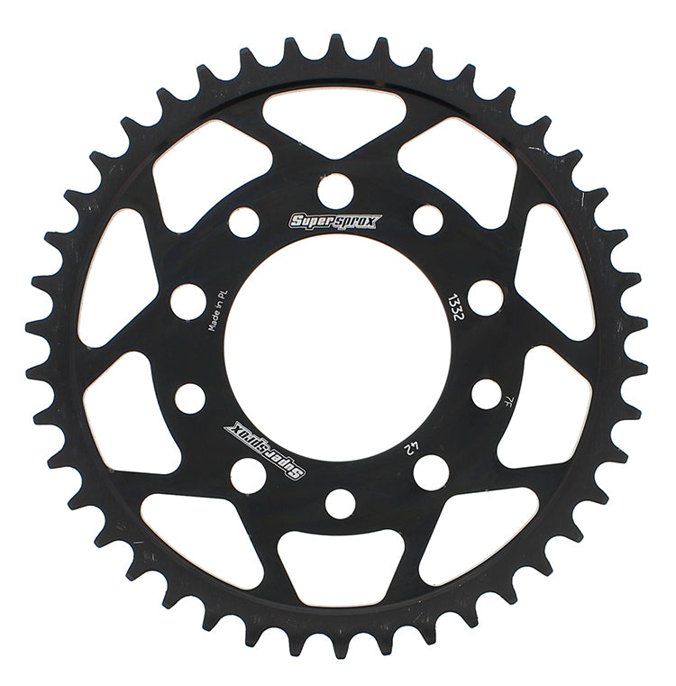 Rear Sprocket Steel 42t 525 Blk Hon/Tri
