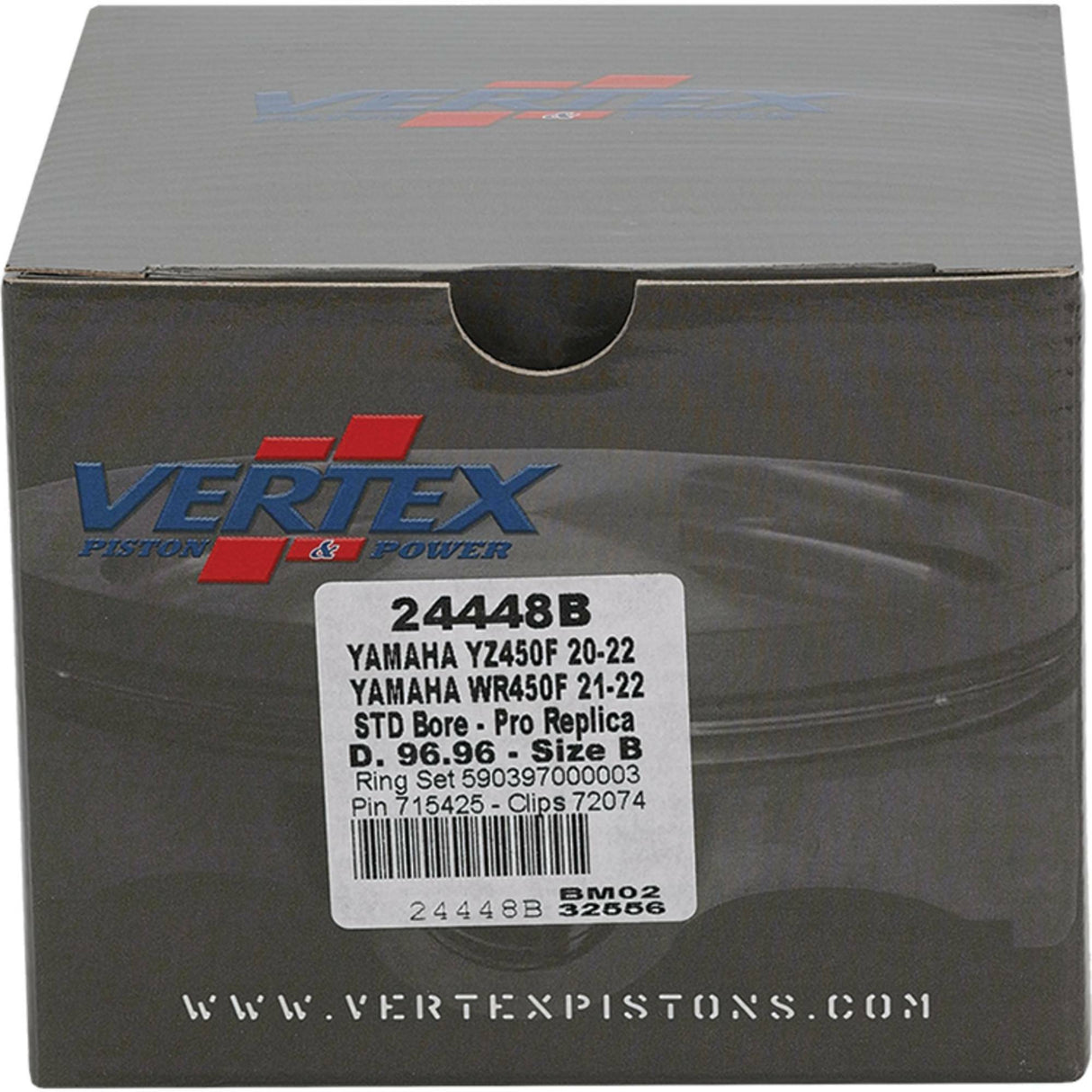 Piston Kit Forged 96.96/Std 12.8:1 Yam