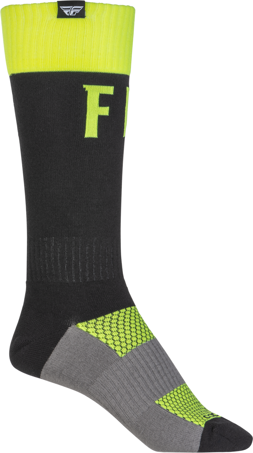 Mx Pro Socks Hi Vis/Black Lg/Xl