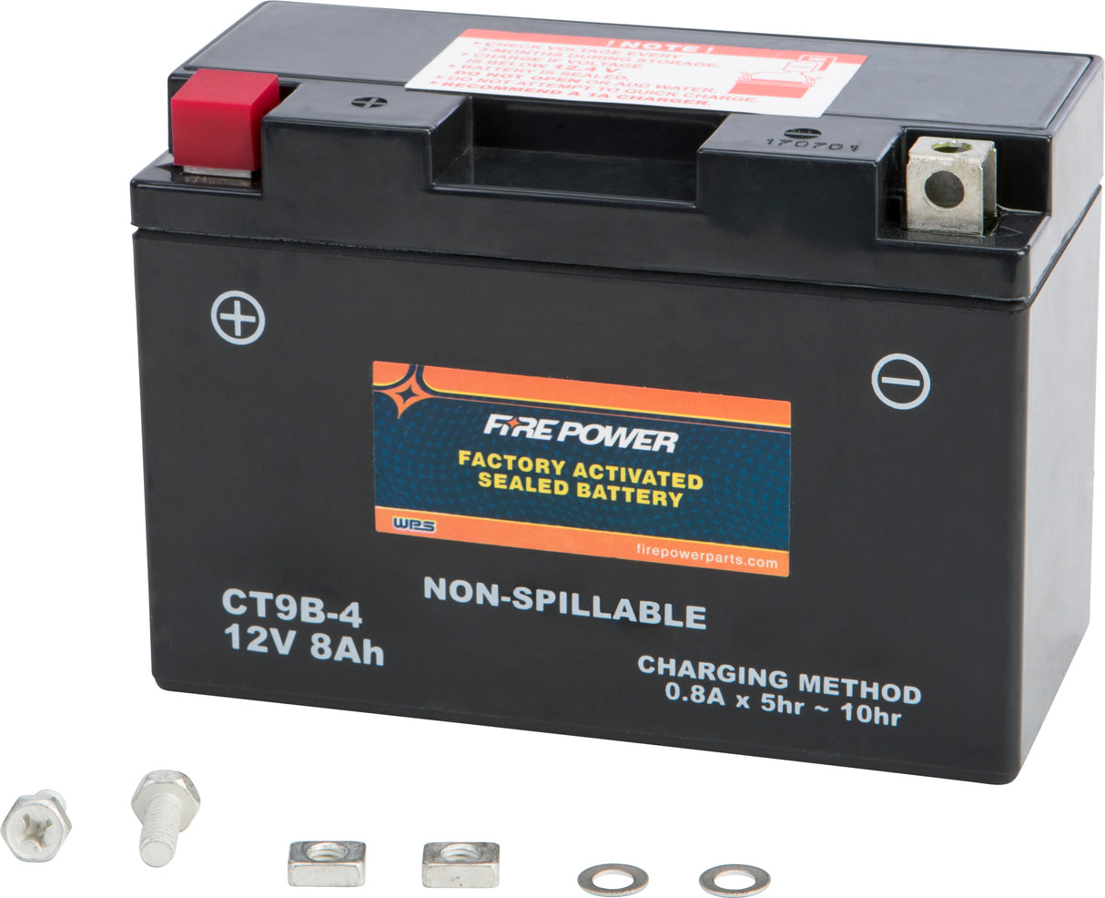 Battery YT9B-4 CT9B Sealed Factory Activated