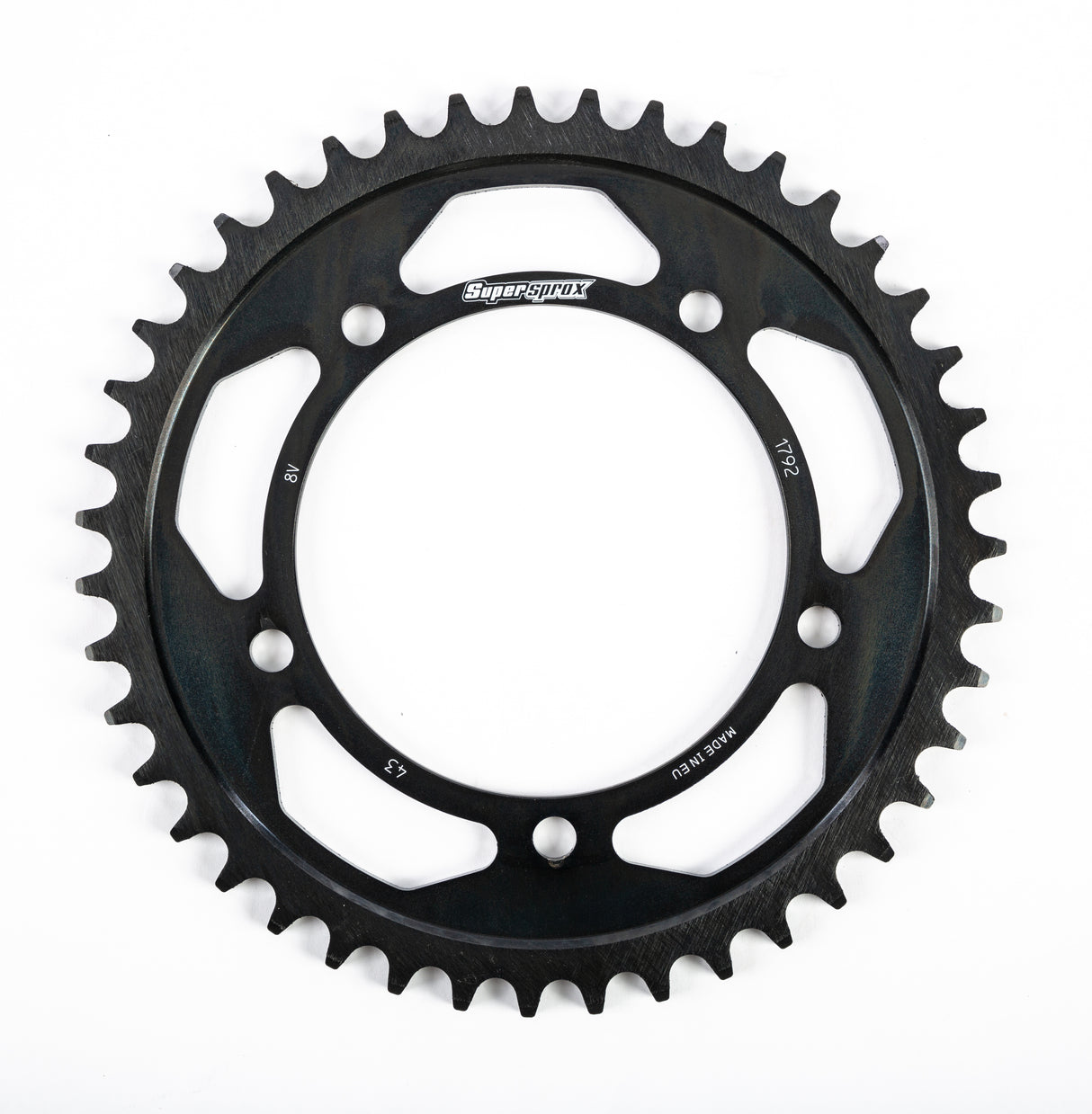 Rear Edge Sprocket Steel 43t 525 Blk Hay/Suz/Tri