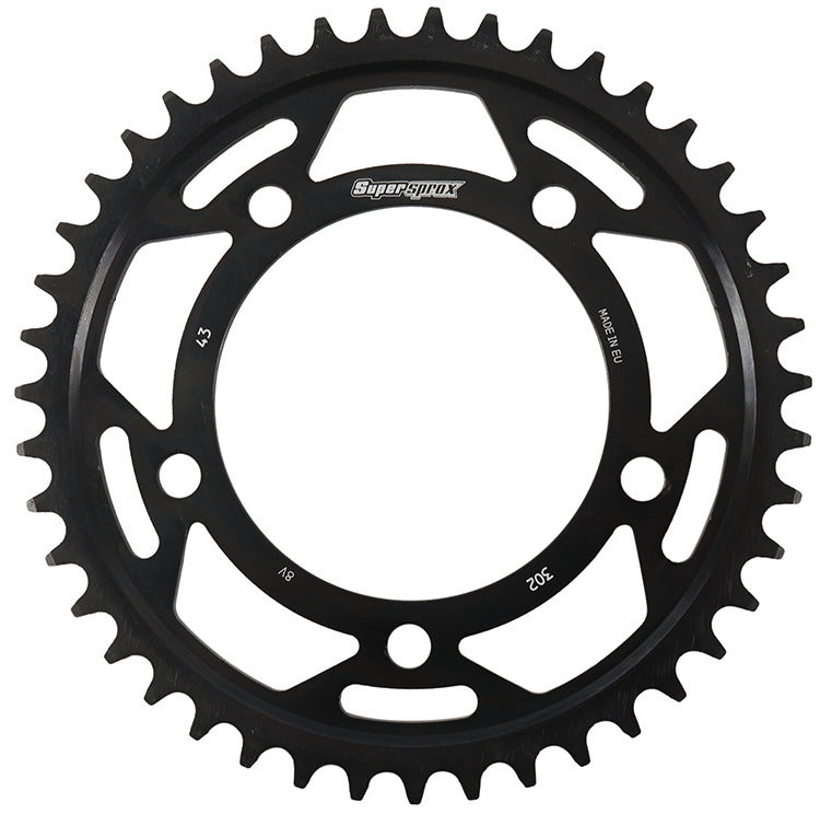 Rear Edge Sprocket Steel 43t 530 Blk Hon
