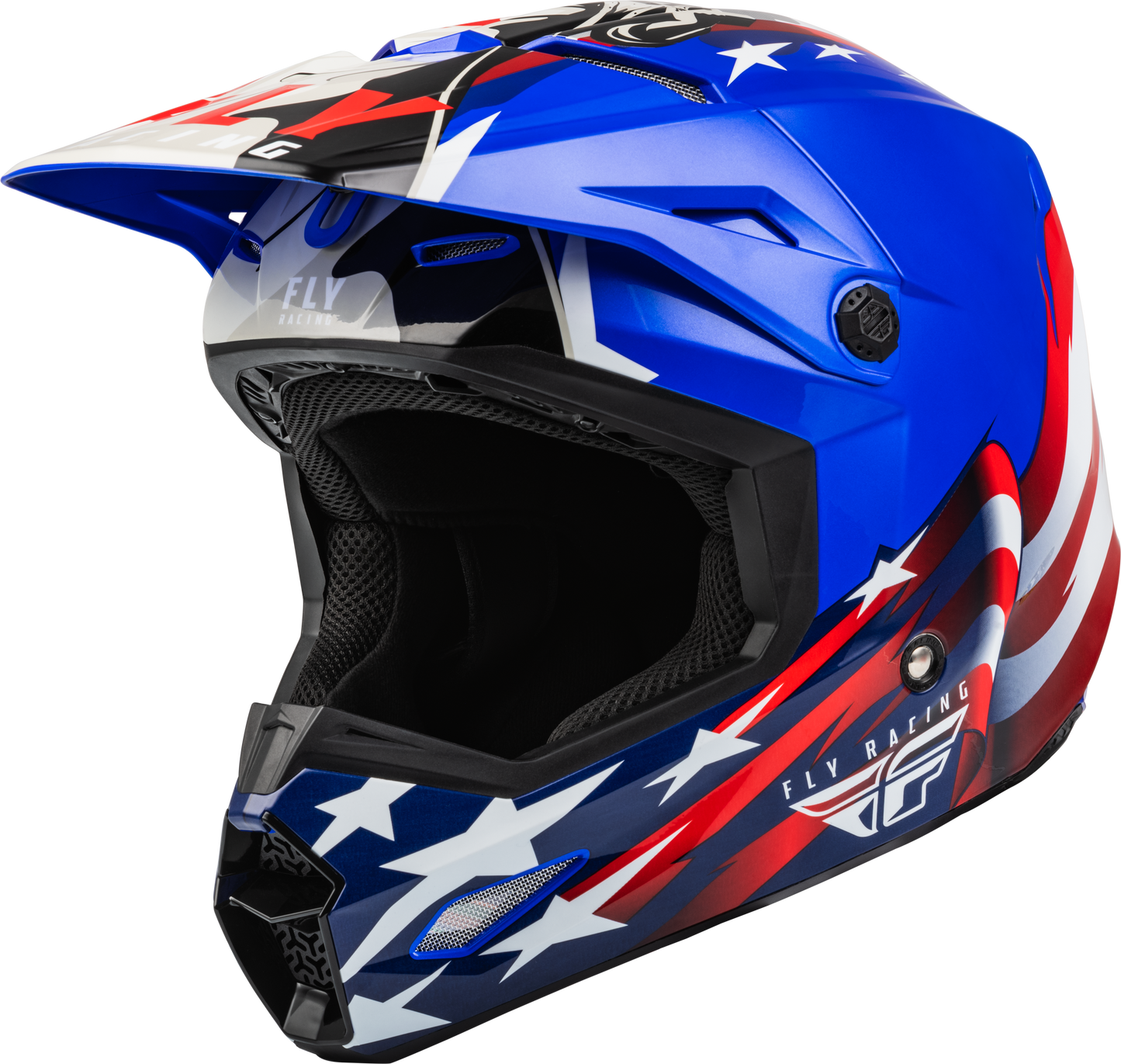 Youth Kinetic Patriot Helmet Red/White/Blue Yl