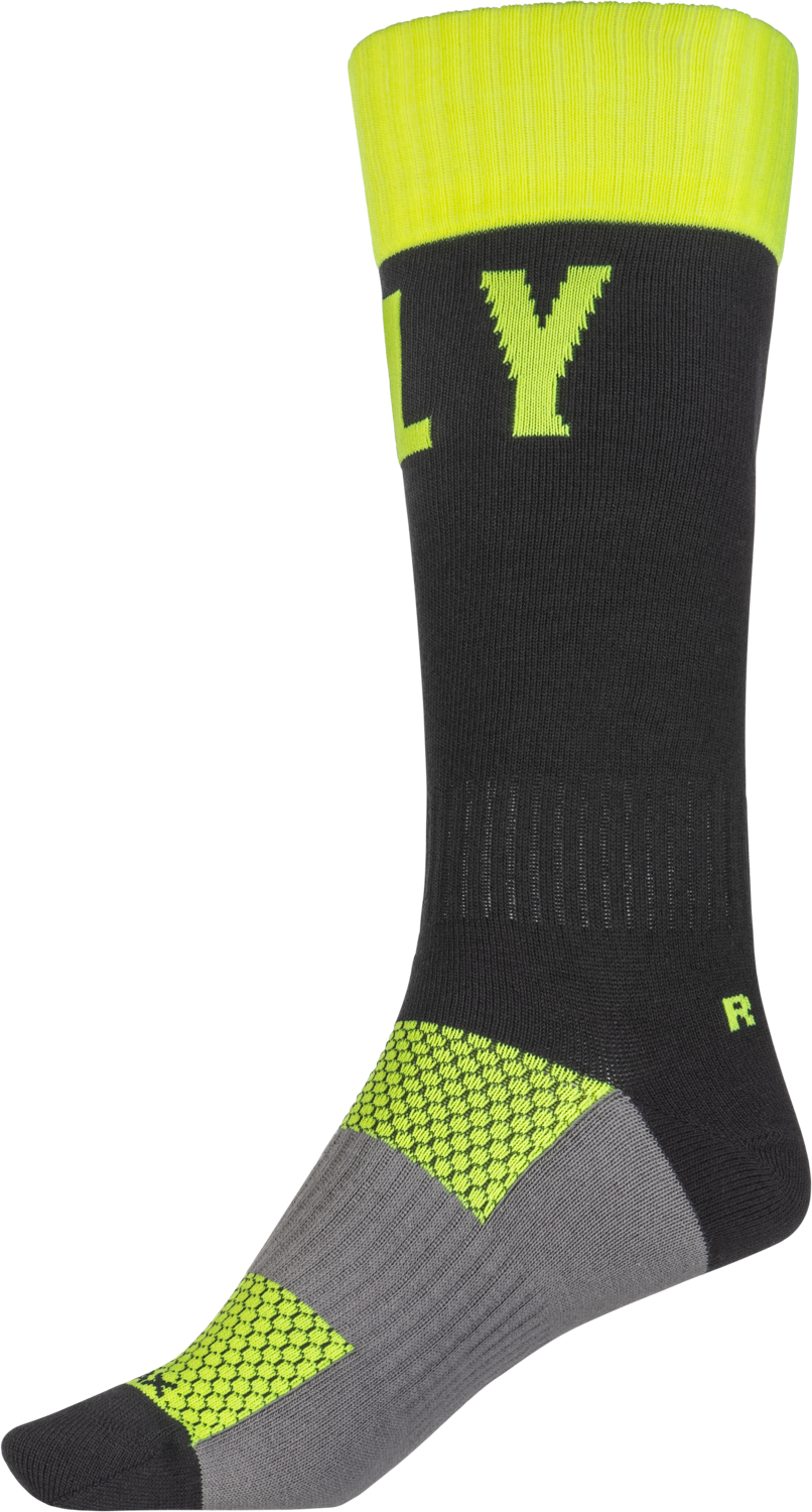 Mx Pro Socks Hi Vis/Black Lg/Xl