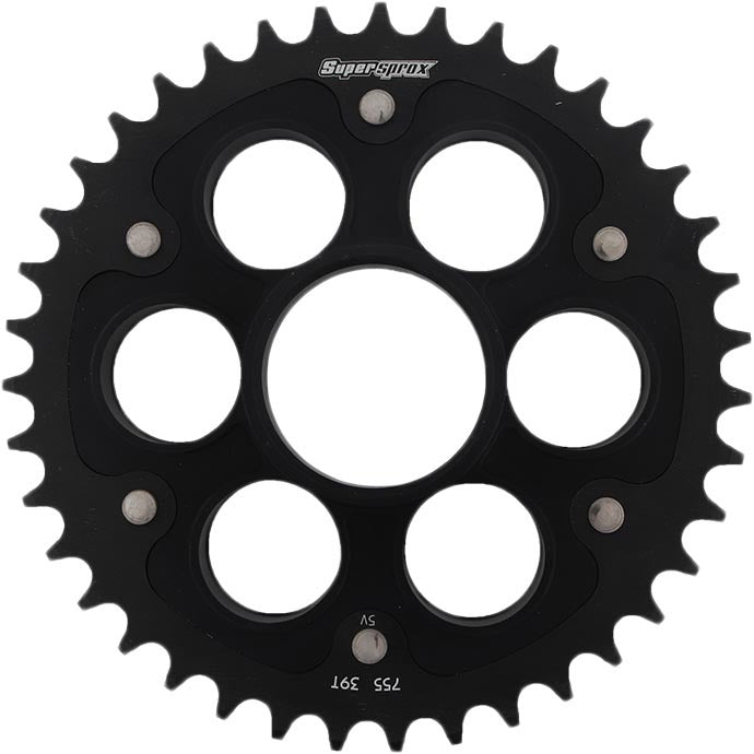 Rear Stealth Sprocket Alu/Stl 39t 520 Blk Duc