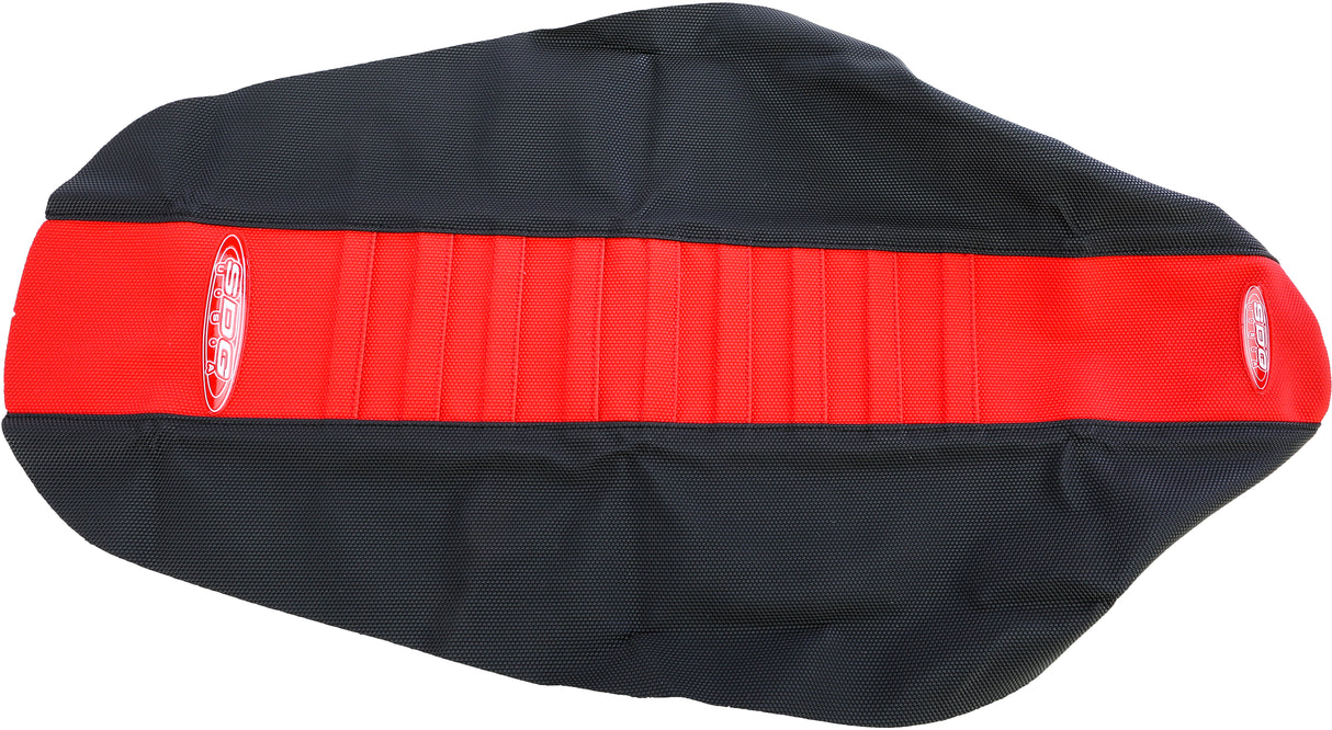 Pleated Gripper Seat Hon Red/Black