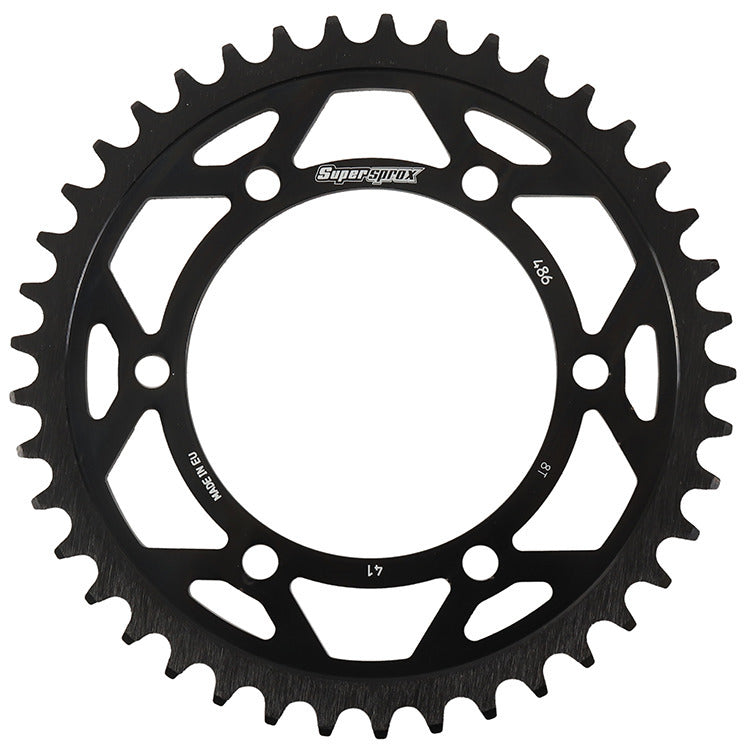 Rear Edge Sprocket Steel 41t 520 Blk Hon/Kaw/Suz/Yam
