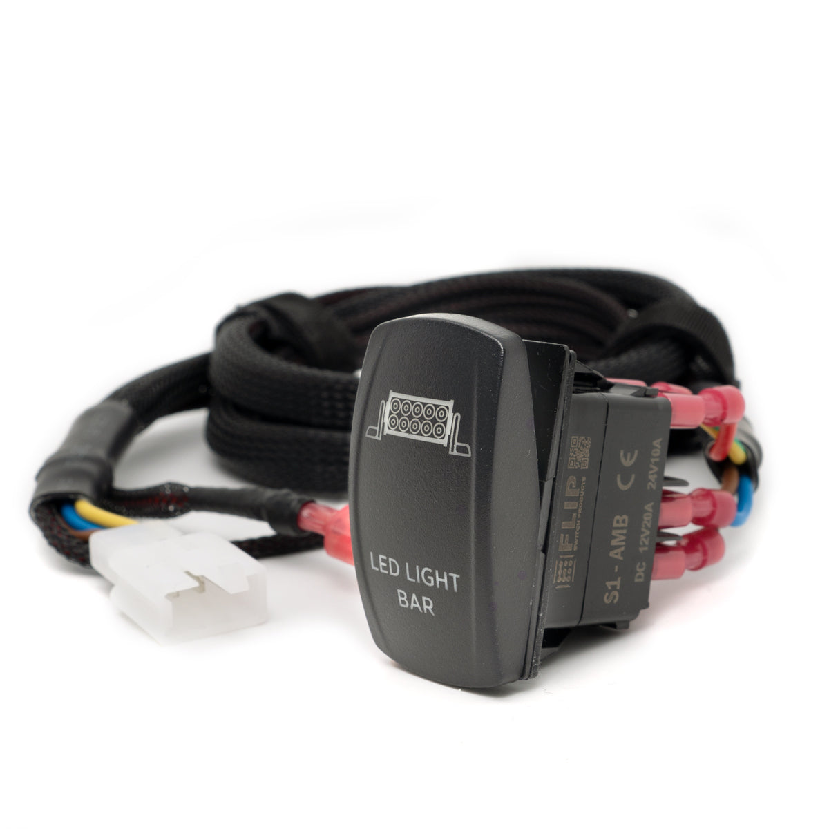 Dash Switch W/ Ez Harness Std Led Light Bar Switch