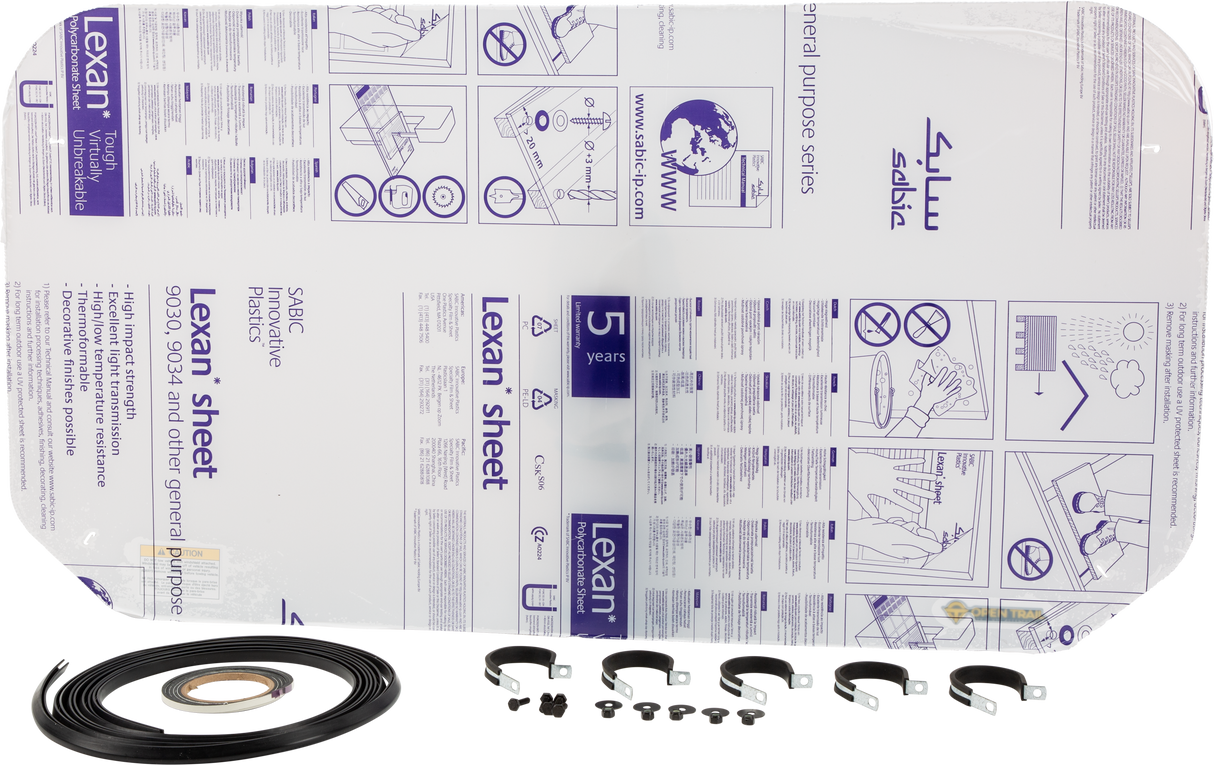 Rear Windshield Clr Kaw Mule 600 610