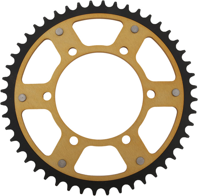 Rear Stealth Sprocket Alu/Stl 48t 520 Gld Hon/Kaw/Yam