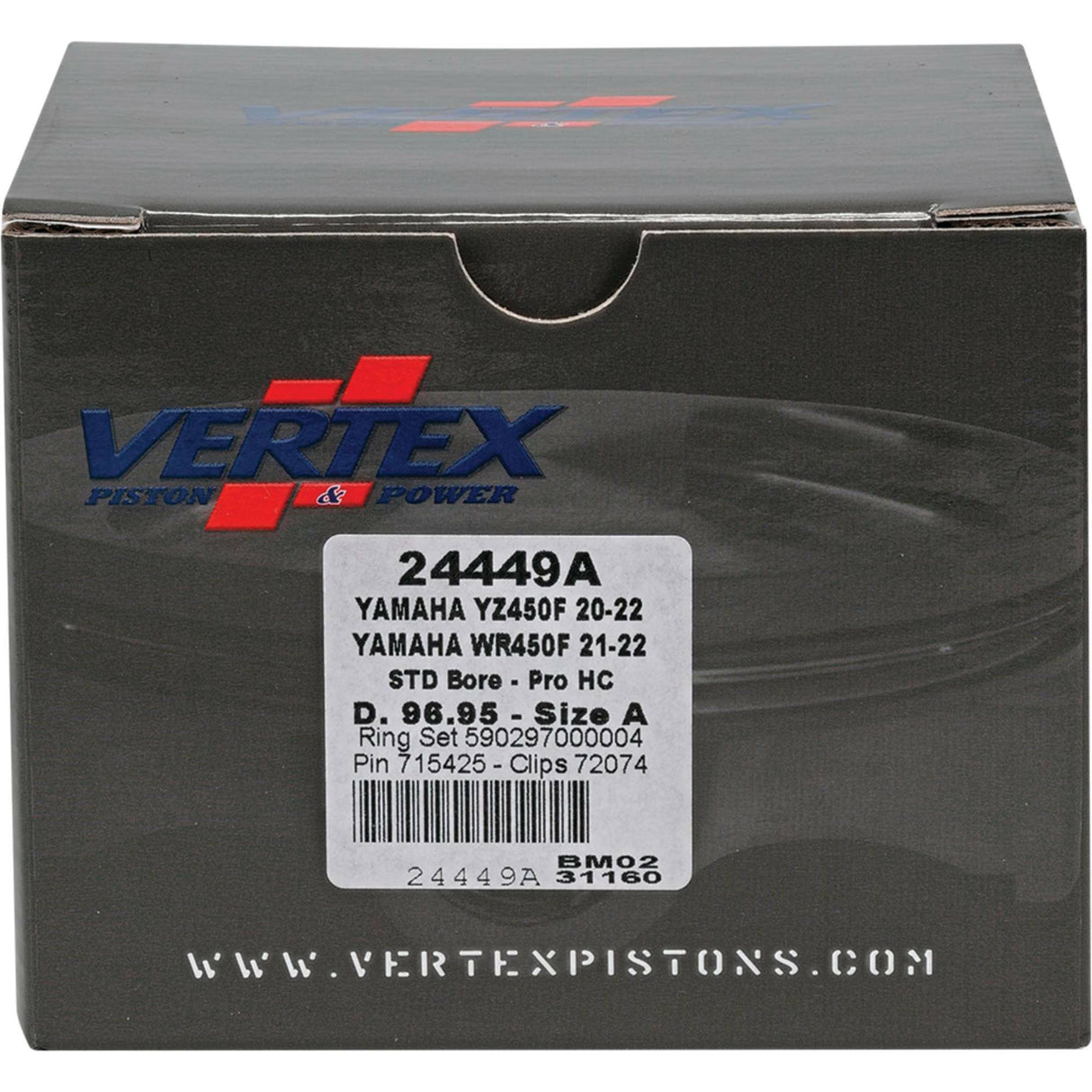 Piston Kit Hc Forged 96.95/Std 13.8:1 Yam