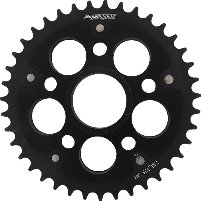 Rear Stealth Sprocket Alu/Stl 39t 525 Blk Duc