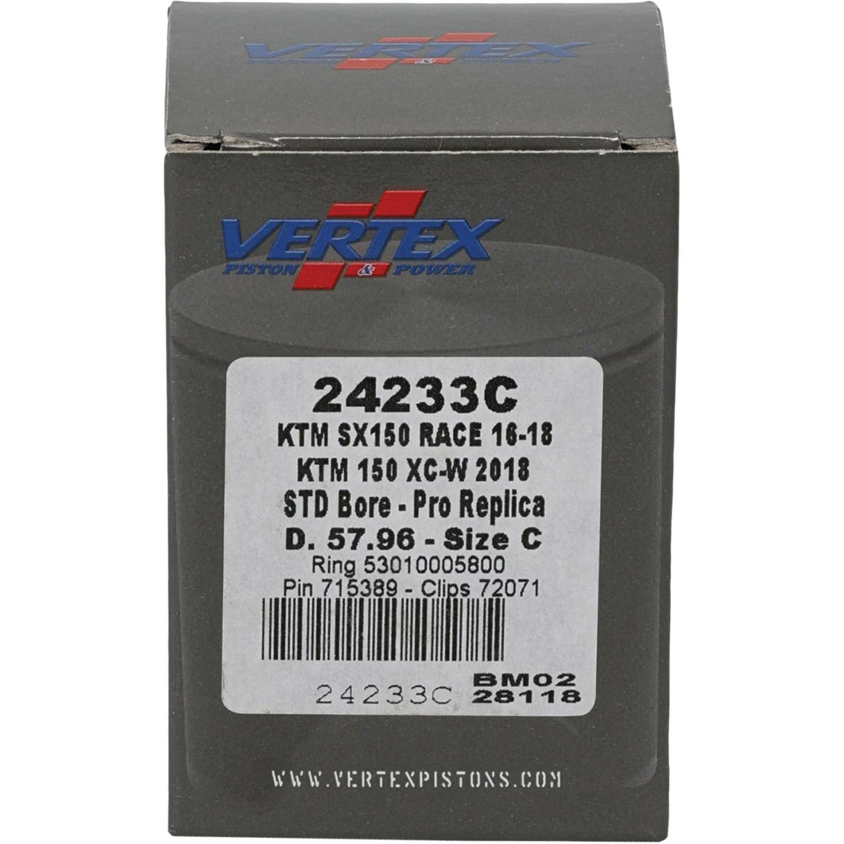 Piston Kit Performance 57.96/Std Ktm