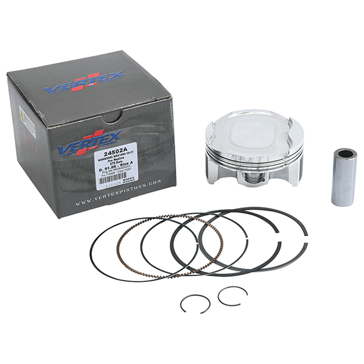 Piston Kit Forged 91.96/Std 11.5:1 Kaw