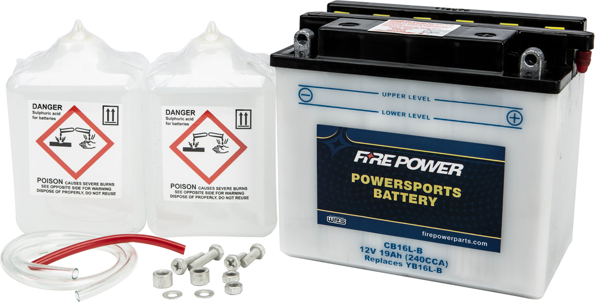 Battery W/Acid YB16L-B