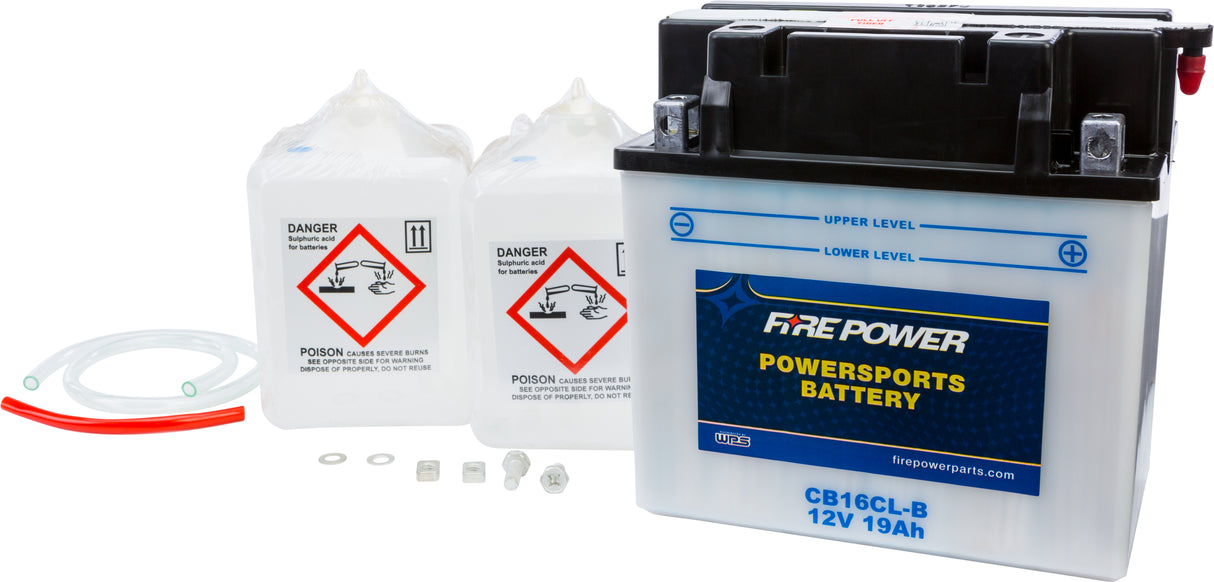 Battery W/Acid YB16C-B