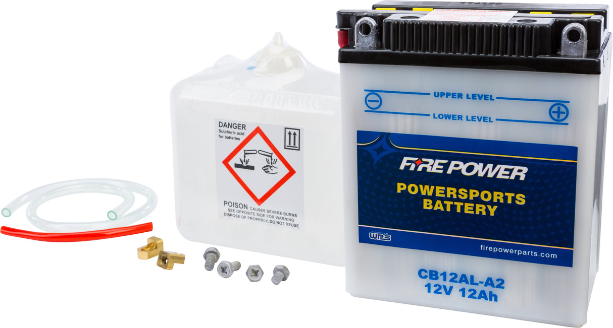 Battery W/Acid YB12AL-A2