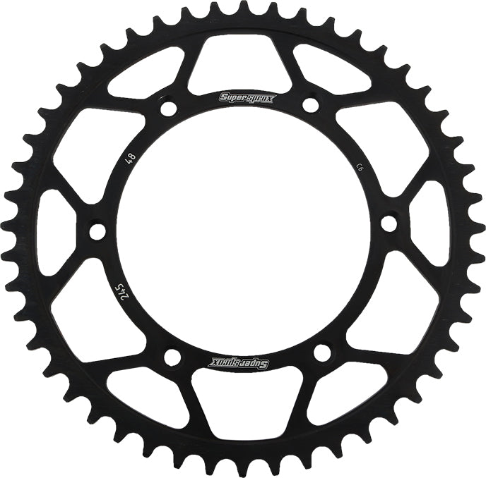 Rear Sprocket Steel 48t 520 Blk Yam