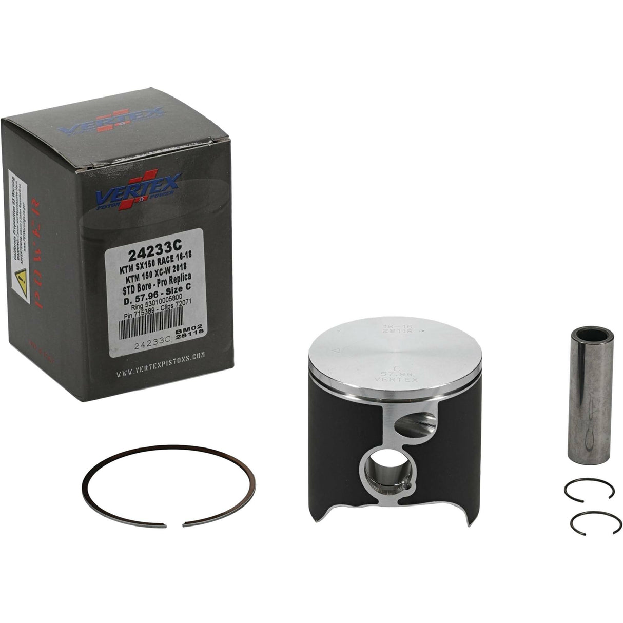 Piston Kit Performance 57.96/Std Ktm