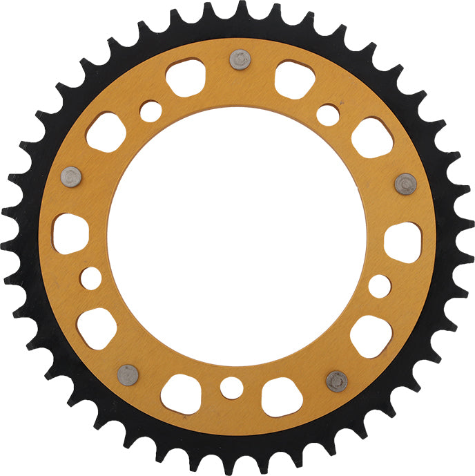 Rear Stealth Sprocket Alu/Stl 42t 520 Gld Hay/Suz/Tri