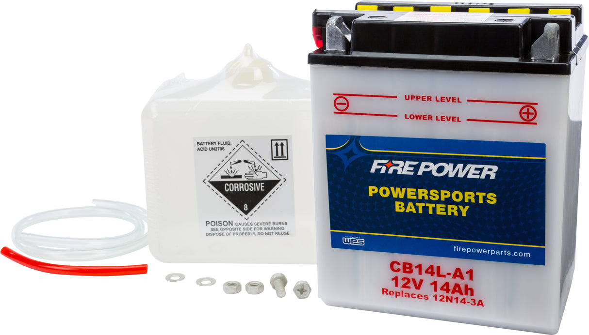 Battery W/Acid YB14L-A1