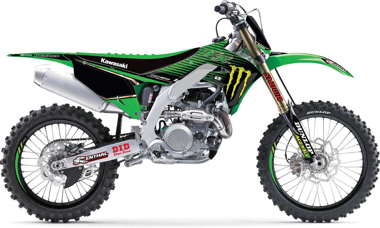 Graphic Kit 19 Monster Kaw Kxf 250