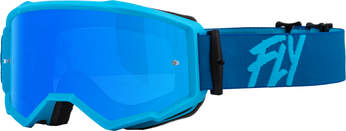 Zone Goggle Blue W/ Sky Blue Mirror/Smoke Lens