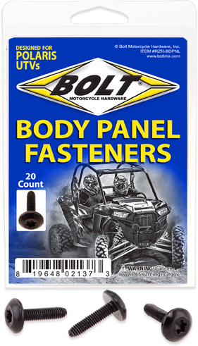Utv Body Panel Fasteners M6x24 Body Panel Screws 20pk – LaBaron's