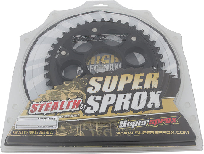 Rear Stealth Sprocket Alu/Stl 39t 525 Blk Duc