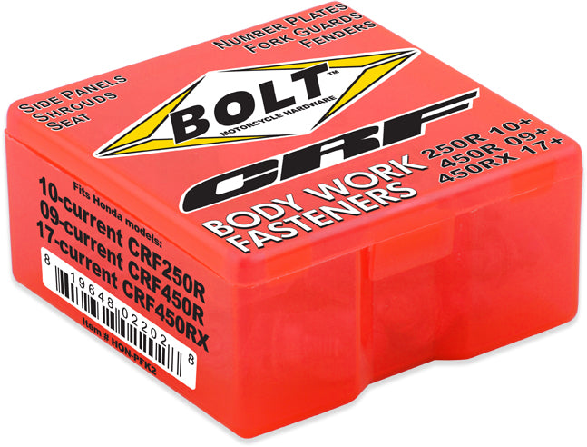 Full Plastic Fastener Kit Hon