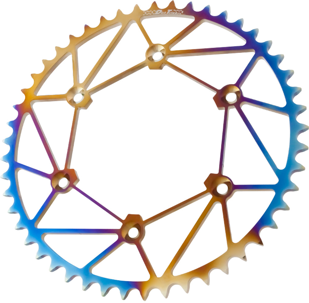 Rear Sprocket Chromoly Stl/Zir 51t 520 Chromatic She