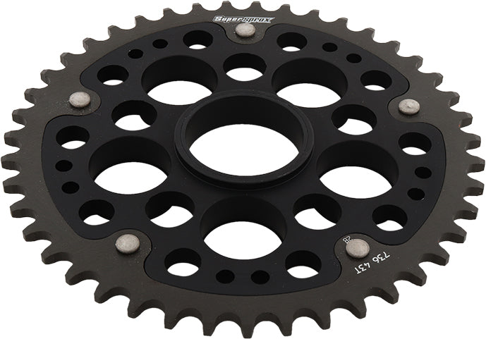 Rear Stealth Sprocket Alu/Stl 43t 520 Blk Duc