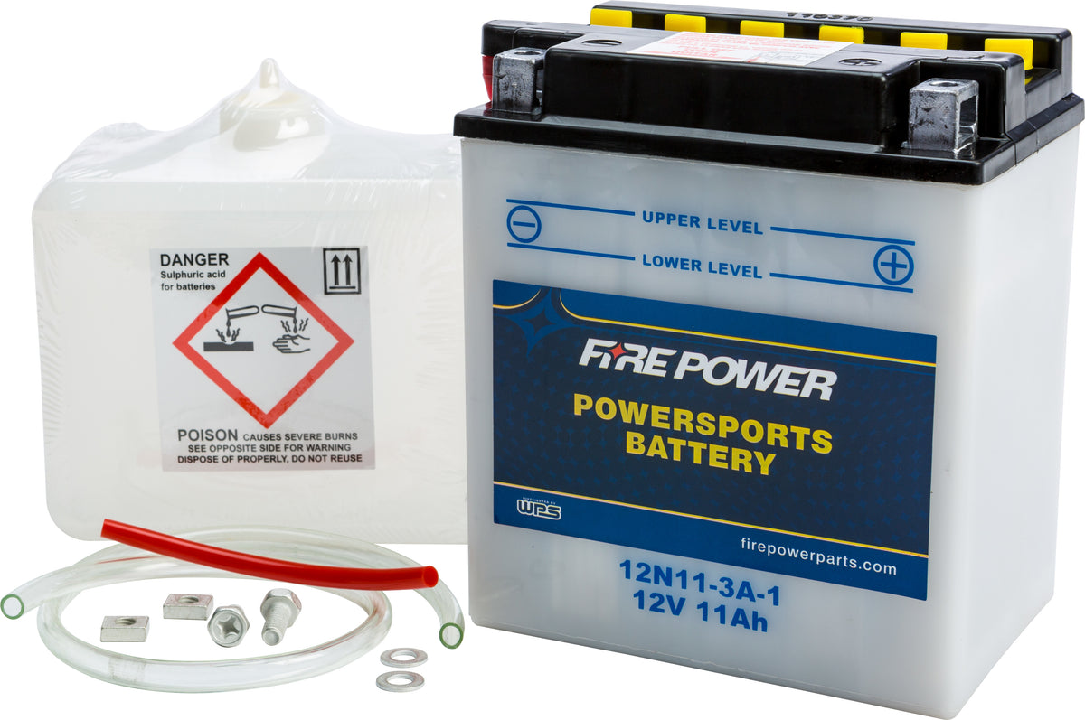Battery W/Acid 12N11-3A-1