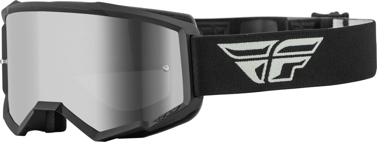 Youth Zone Goggle Grey/Black W/ Silver Mirror/Smoke Lens