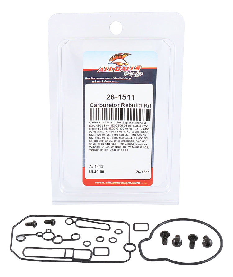 Keihin FCR Mid Body Carb Kit 26-1511