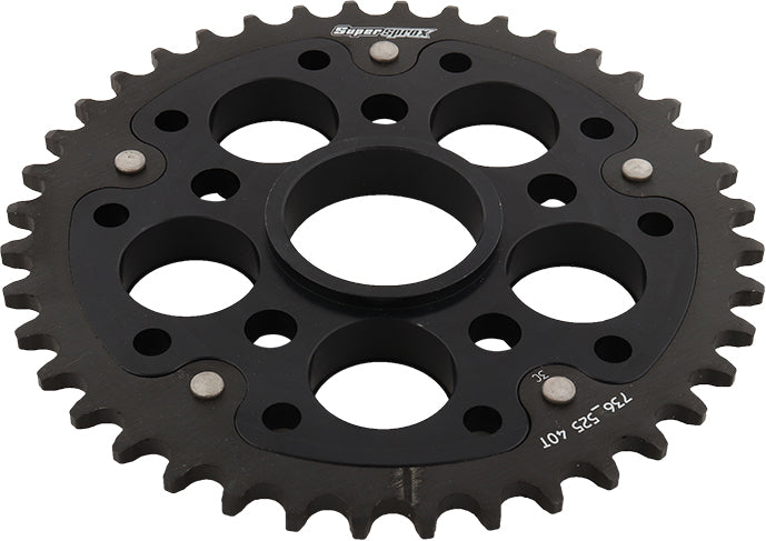 Rear Stealth Sprocket Alu/Stl 40t 525 Blk Duc