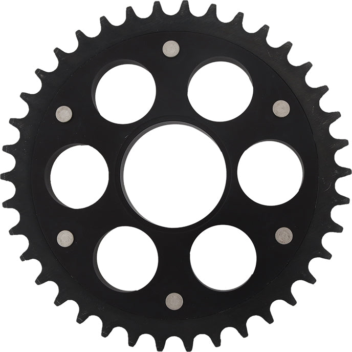 Rear Stealth Sprocket Alu/Stl 38t 525 Blk Duc